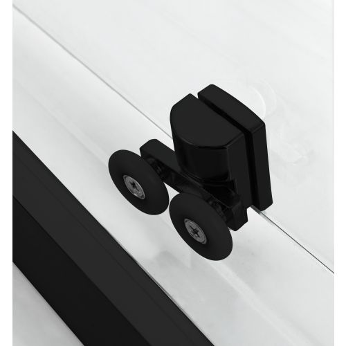 Komplettduschkabine MIAMI schwarz- mit Schnellmontage 90 x 90 x 215 cm